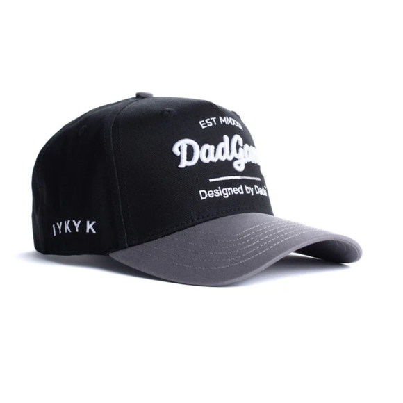 Dad Gang Other - Dad Gang Brand | Black & Charcoal Grey Trucker Hat